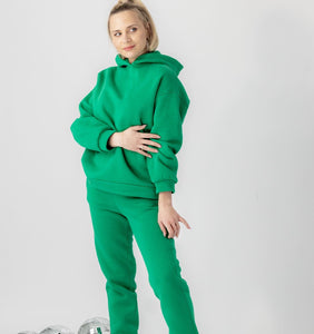 Fleece hoodie and pants set